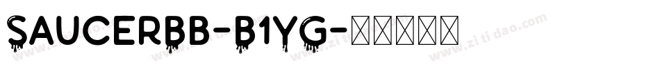 SaucerBb-B1YG字体转换