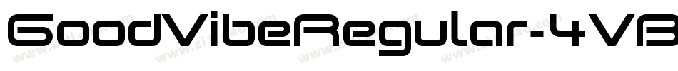 GoodVibeRegular-4VBK字体转换