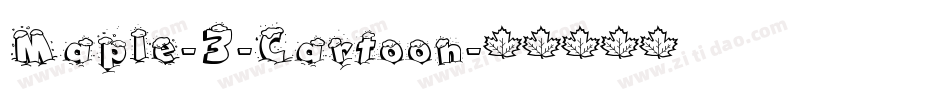 Maple-3-Cartoon字体转换