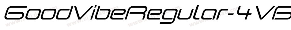 GoodVibeRegular-4VBK字体转换