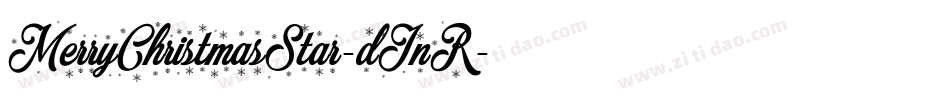 MerryChristmasStar-dJnR字体转换 MerryChristmasStar-dJnR字体转换