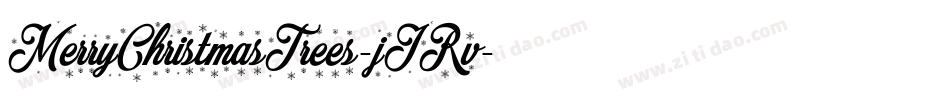 MerryChristmasTrees-jJRv字体转换