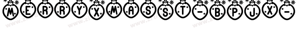 MerryXmasSt-BPJx字体转换