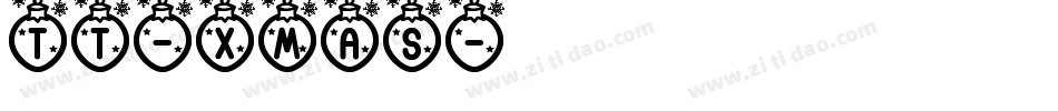 TT-XMAS字体转换