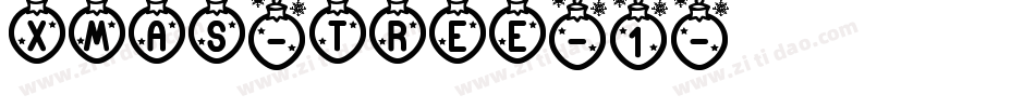 xmas-tree-1字体转换