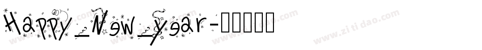 Happy_New_Year字体转换