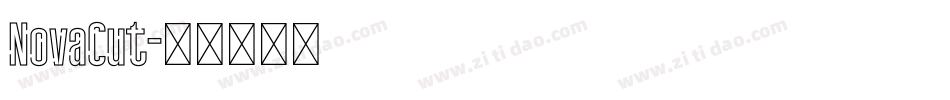 NovaCut字体转换