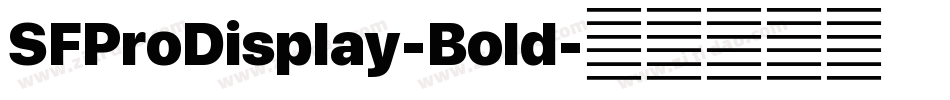 SFProDisplay-Bold字体转换