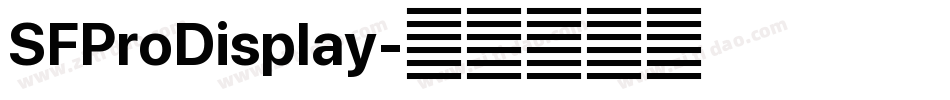 SFProDisplay字体转换
