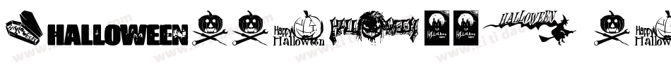 Halloween-Logo字体转换