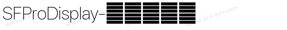SFProDisplay字体转换