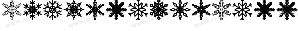 SnowflakesFalling字体转换