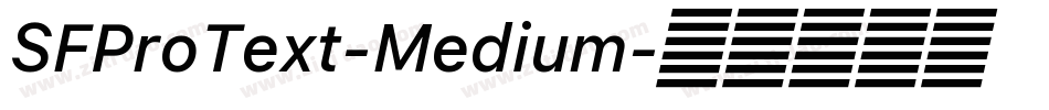 SFProText-Medium字体转换