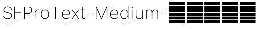 SFProText-Medium字体转换
