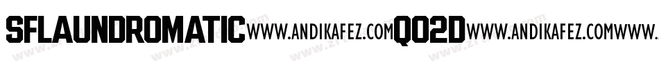 SfLaundromatic-q02d字体转换