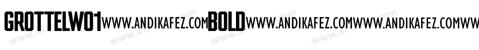 GrottelW01-Bold字体转换