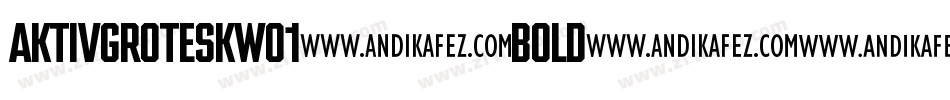 aktivgroteskw01-bold字体转换