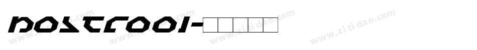 nostrooi字体转换