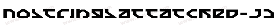 Nostringsattatched-J2am字体转换