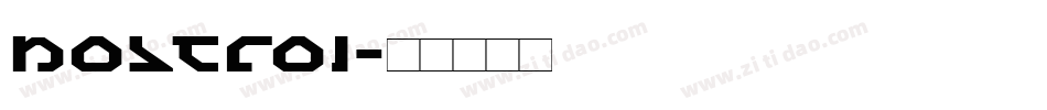 nostroi字体转换