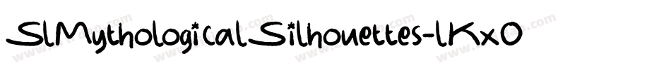SlMythologicalSilhouettes-lKx0字体转换