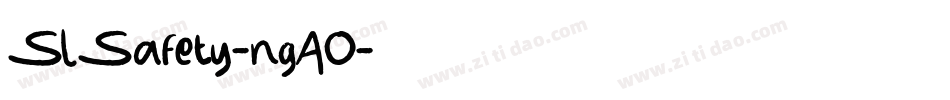 SlSafety-ngA0字体转换