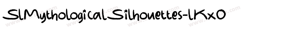 SlMythologicalSilhouettes-lKx0字体转换