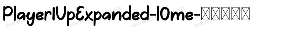 Player1UpExpanded-l0me字体转换