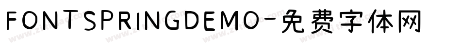 FONTSPRINGDEMO字体转换