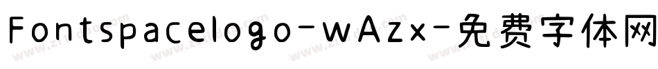 Fontspacelogo-wAzx字体转换