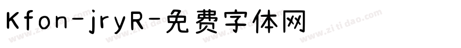 Kfon-jryR字体转换