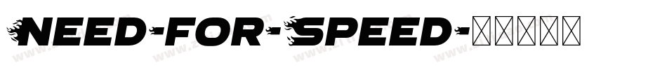 Need-for-Speed字体转换