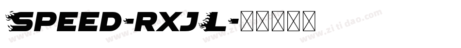 Speed-rxjL字体转换