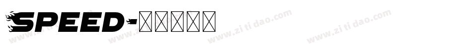 Speed字体转换