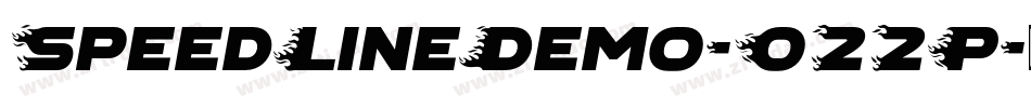 SpeedLineDemo-022P字体转换