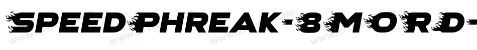 SpeedPhreak-8MORD字体转换