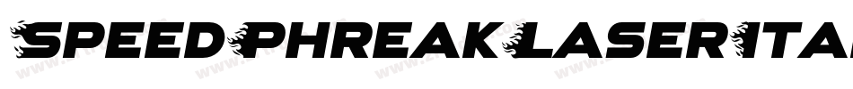 SpeedPhreakLaserItalic-MVABY字体转换