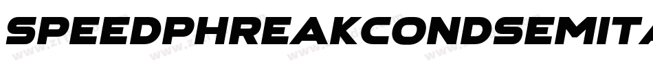 speedphreakcondsemital字体转换