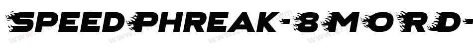 SpeedPhreak-8MORD字体转换