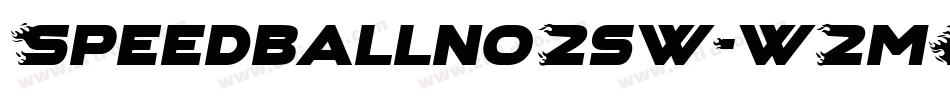 Speedballno2sw-w2mP字体转换