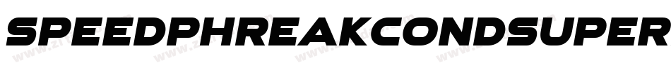speedphreakcondsuperital字体转换