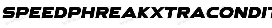 speedphreakxtracondital字体转换