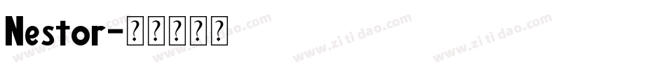 Nestor字体转换