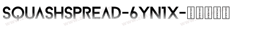SquashSpread-6Yn1x字体转换