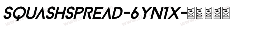 SquashSpread-6Yn1x字体转换