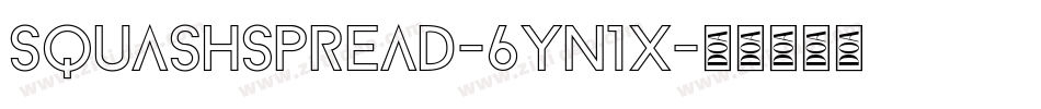 SquashSpread-6Yn1x字体转换