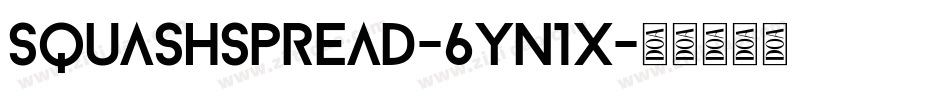 SquashSpread-6Yn1x字体转换