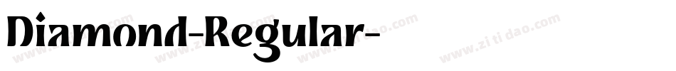 Diamond-Regular字体转换