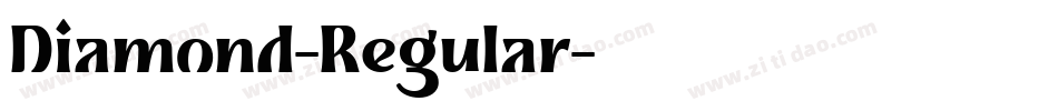 Diamond-Regular字体转换