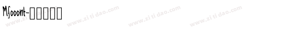 Mfooont字体转换